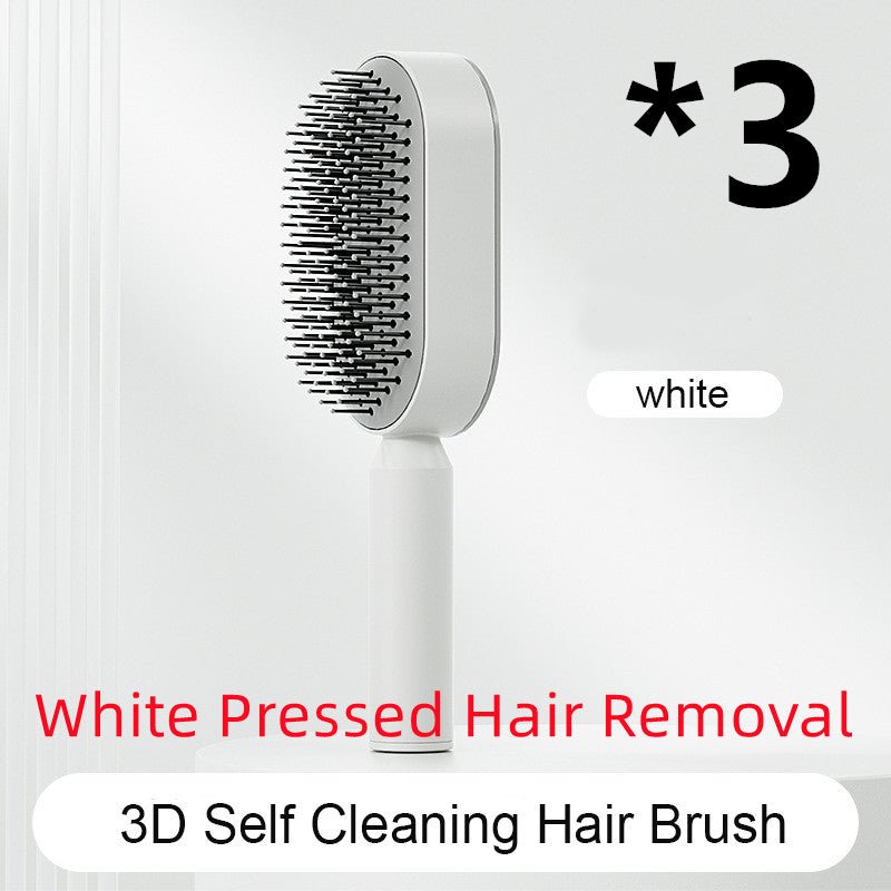 Self Cleaning Hair Brush and Massage Comb