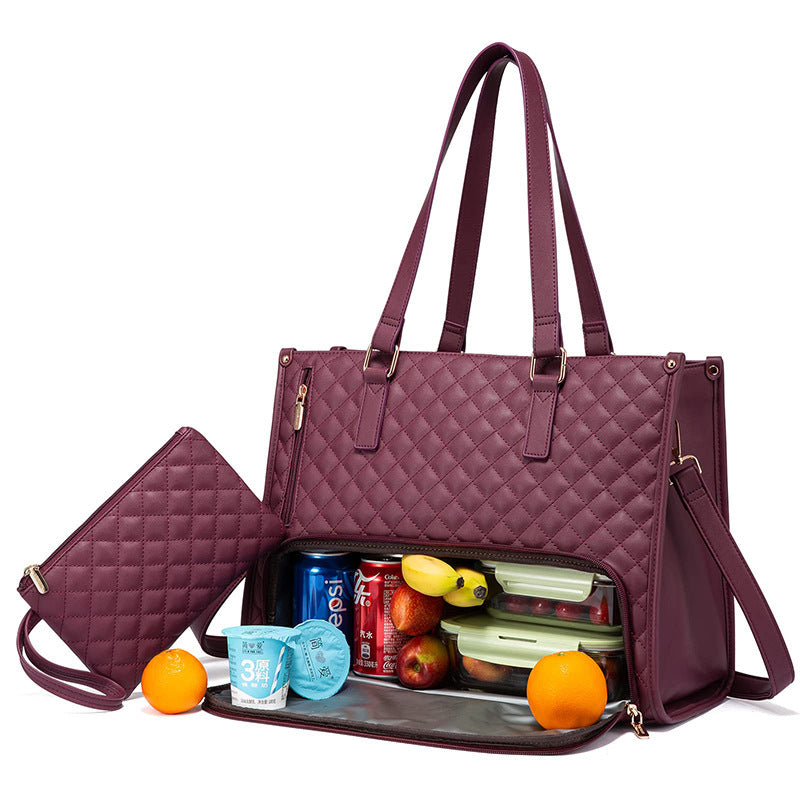 Women's Thermal Insulated Cross-body Lunch Box or Laptop Bag