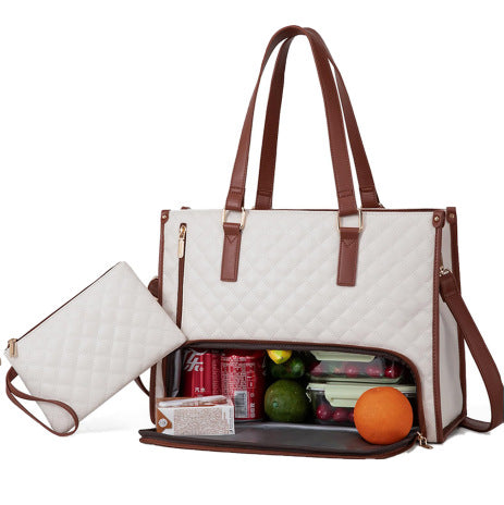 Women's Thermal Insulated Cross-body Lunch Box or Laptop Bag