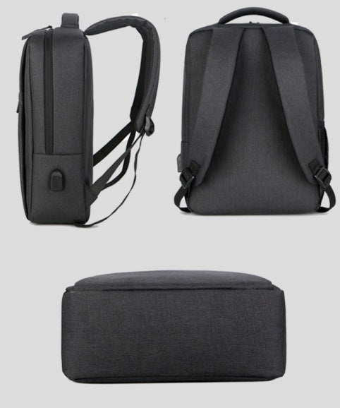 Waterproof & shockproof rechargeable laptop backpack