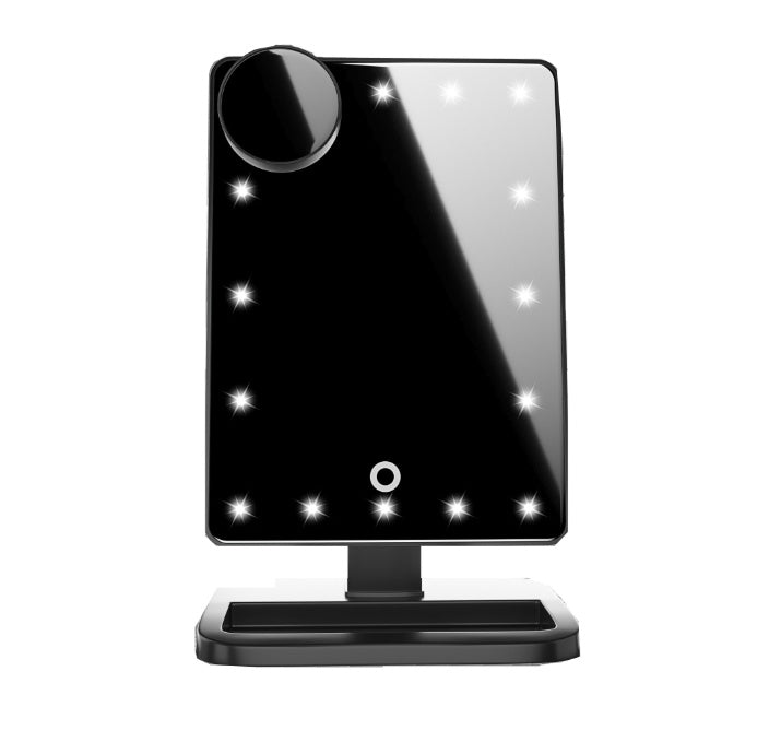 Lighted Makeup Mirror With Bluetooth Speaker and 10X Magnifcation