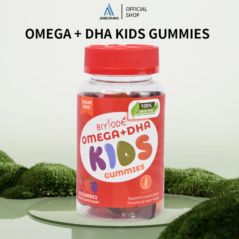 Kids Supplements with Omega 3, Vitamins C & D Essential for Health and Growth