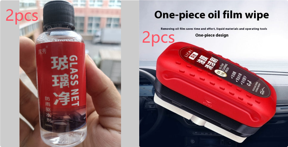 Windshield Glass Sponge/Cleaner Universal Removes Dirt and Road Film