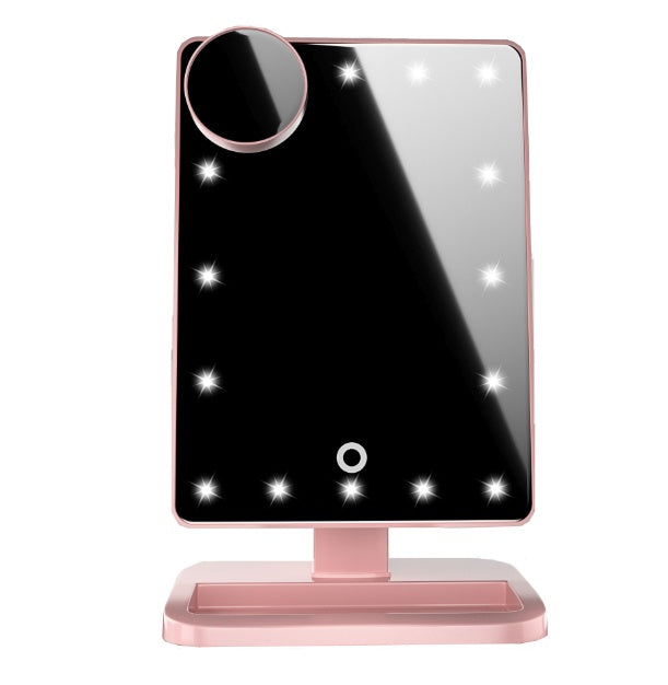 Lighted Makeup Mirror With Bluetooth Speaker and 10X Magnifcation