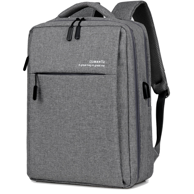 Waterproof & shockproof rechargeable laptop backpack