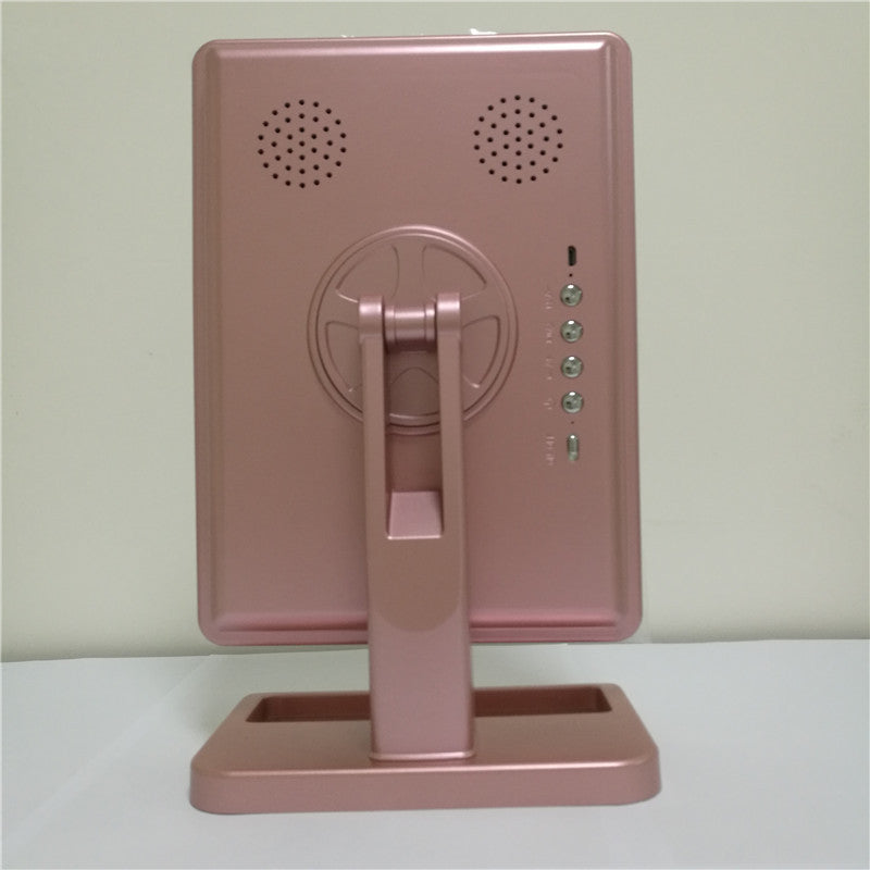 Lighted Makeup Mirror With Bluetooth Speaker and 10X Magnifcation