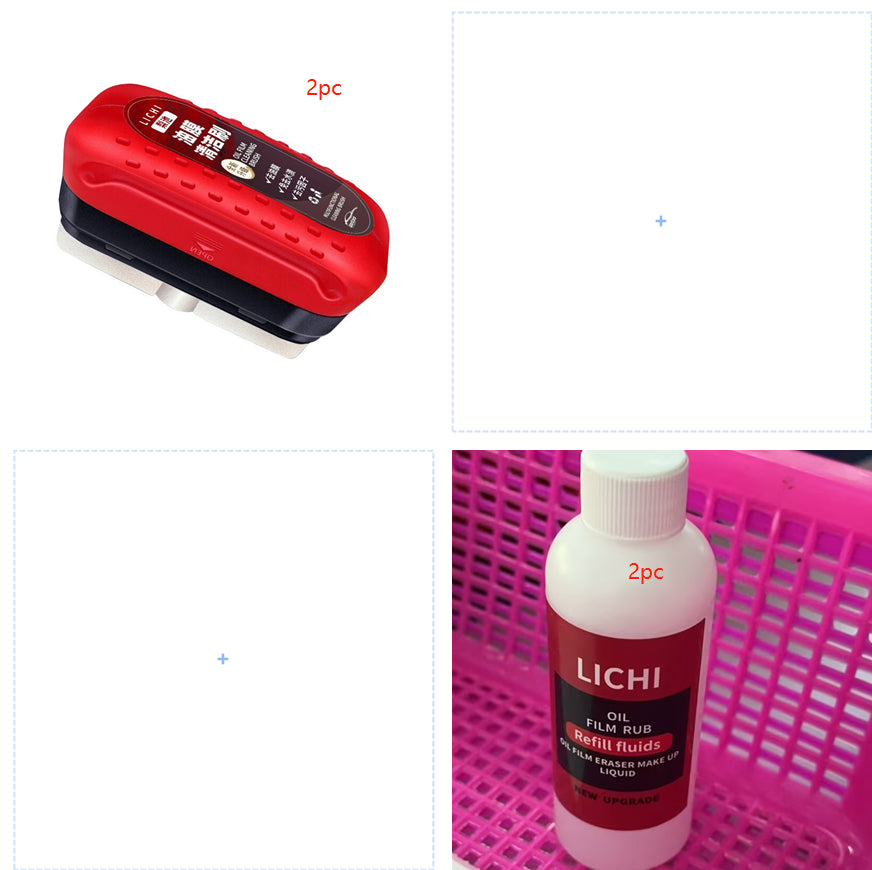 Windshield Glass Sponge/Cleaner Universal Removes Dirt and Road Film