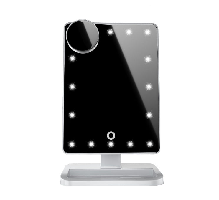 Lighted Makeup Mirror With Bluetooth Speaker and 10X Magnifcation