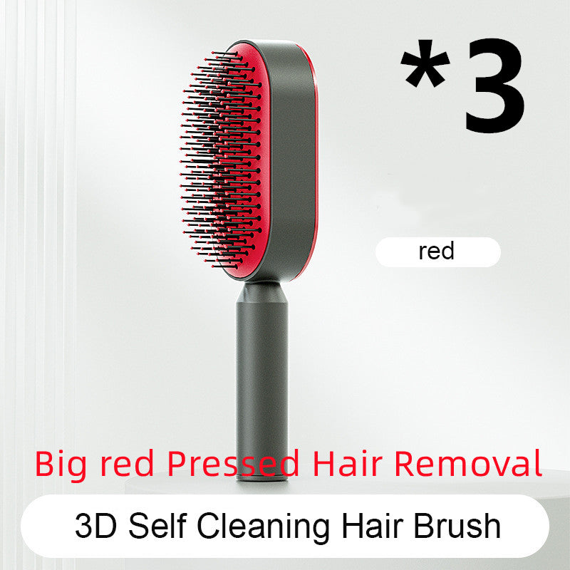 Self Cleaning Hair Brush and Massage Comb