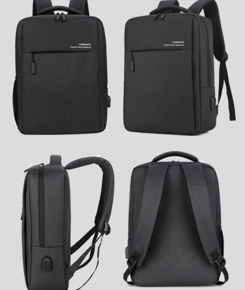 Waterproof & shockproof rechargeable laptop backpack