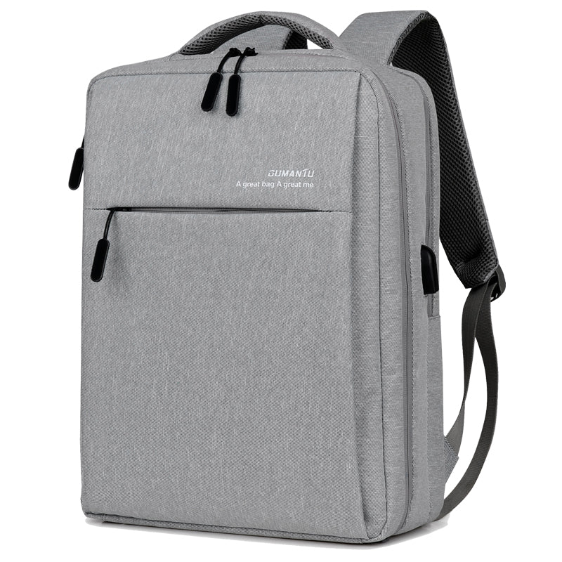Waterproof & shockproof rechargeable laptop backpack