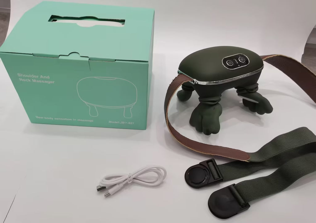 Wireless Neck & Shoulder Muscle Massager Shoulder & Back Kneading Massager