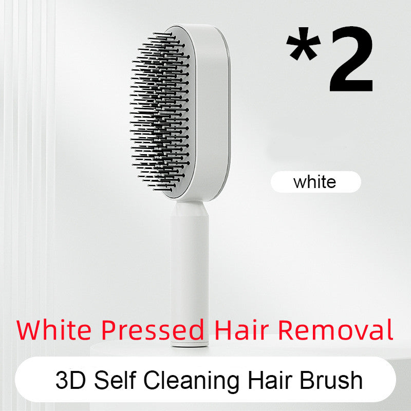 Self Cleaning Hair Brush and Massage Comb