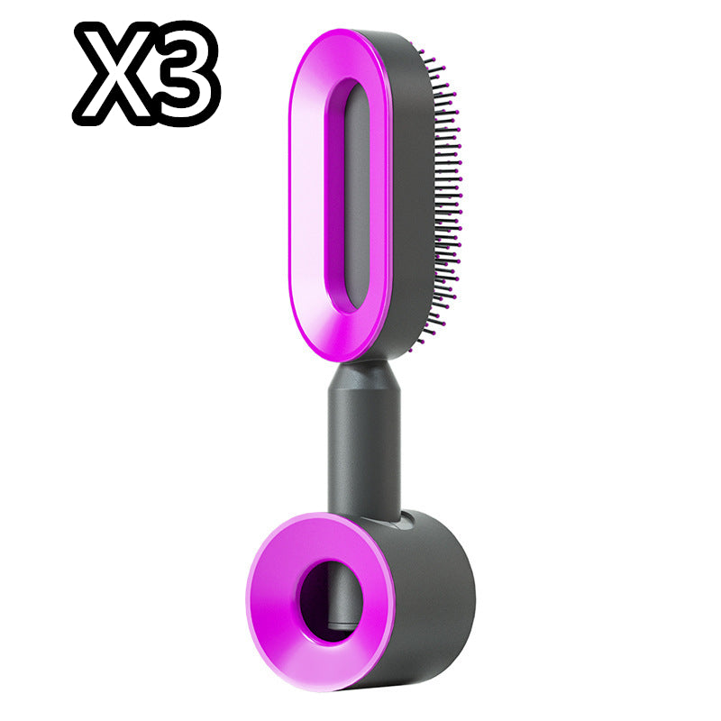 Self Cleaning Hair Brush and Massage Comb