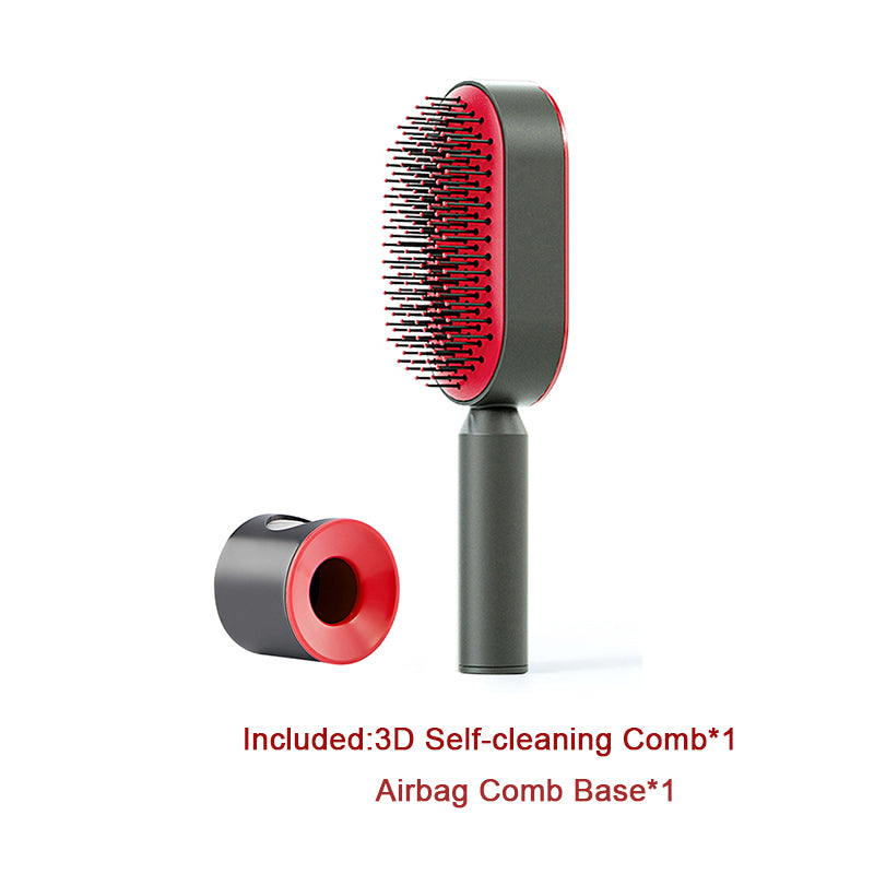 Self Cleaning Hair Brush and Massage Comb