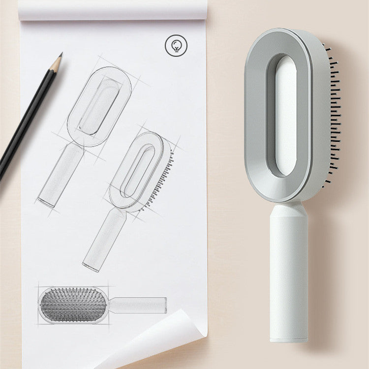Self Cleaning Hair Brush and Massage Comb