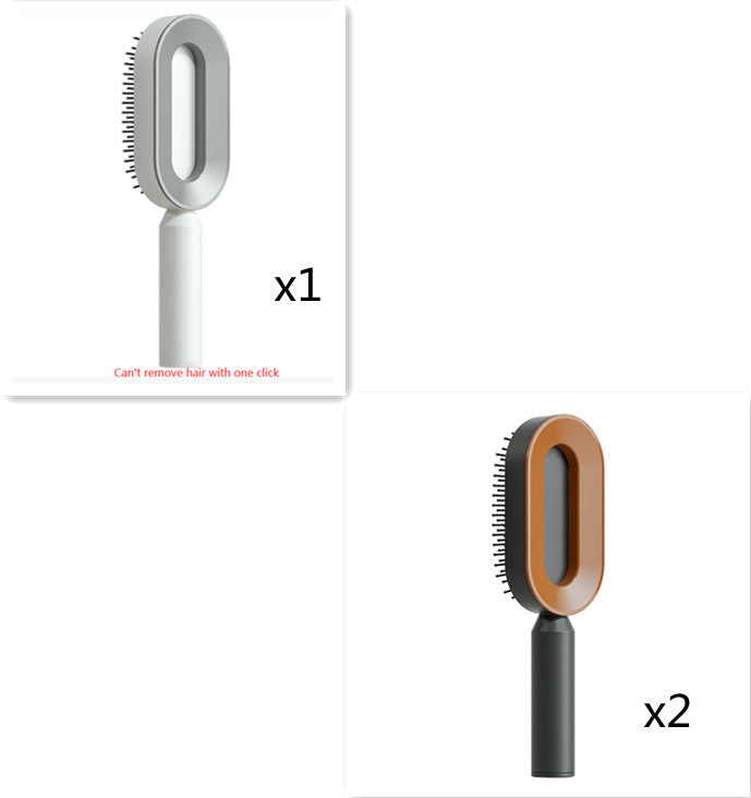 Self Cleaning Hair Brush and Massage Comb