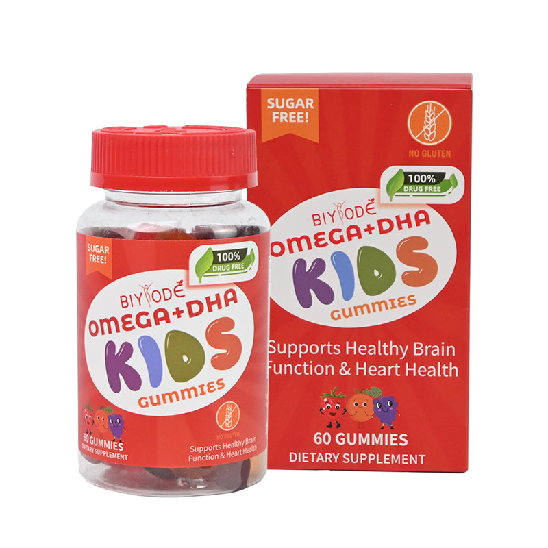 Kids Supplements with Omega 3, Vitamins C & D Essential for Health and Growth