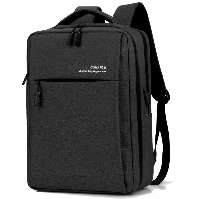 Waterproof & shockproof rechargeable laptop backpack