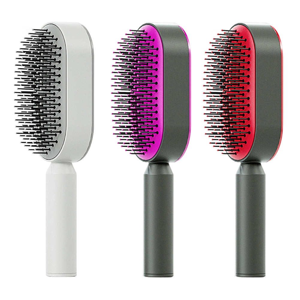 Self Cleaning Hair Brush and Massage Comb