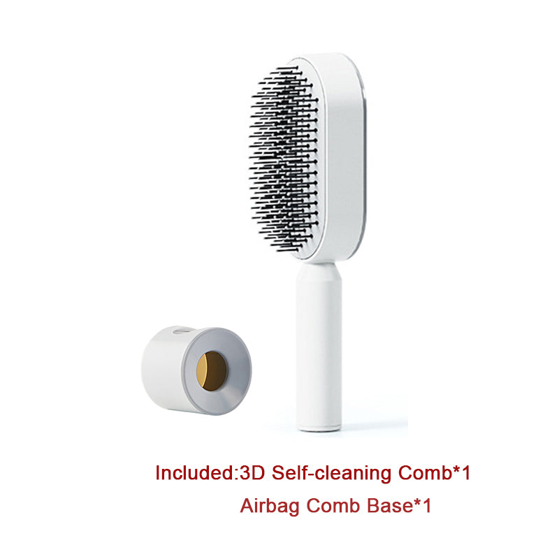 Self Cleaning Hair Brush and Massage Comb