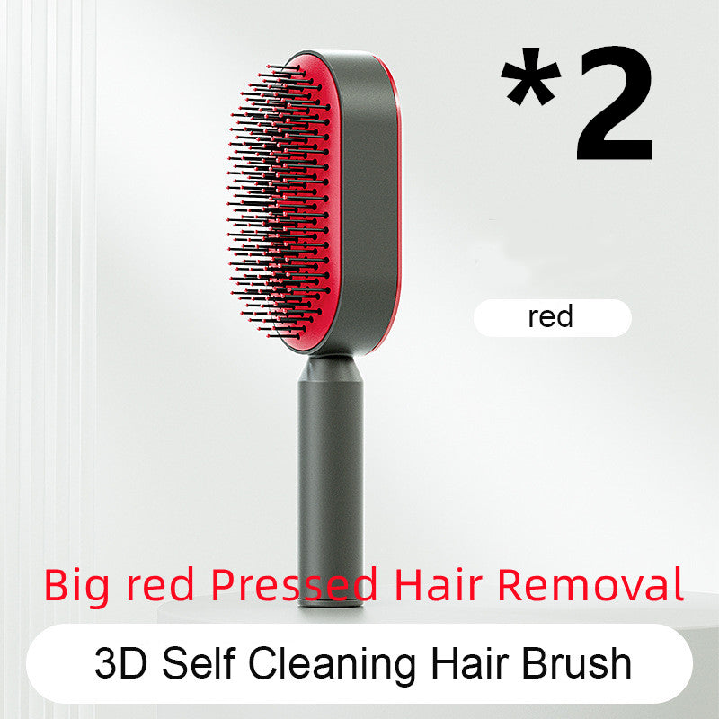 Self Cleaning Hair Brush and Massage Comb
