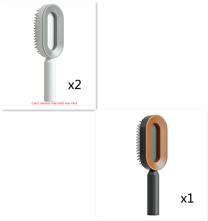 Self Cleaning Hair Brush and Massage Comb