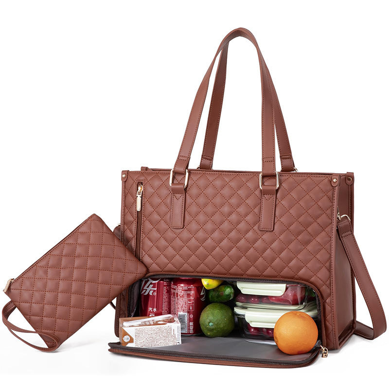 Women's Thermal Insulated Cross-body Lunch Box or Laptop Bag