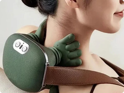 Wireless Neck & Shoulder Muscle Massager Shoulder & Back Kneading Massager