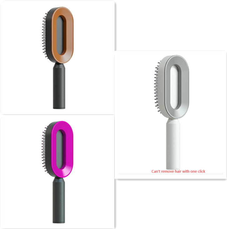 Self Cleaning Hair Brush and Massage Comb