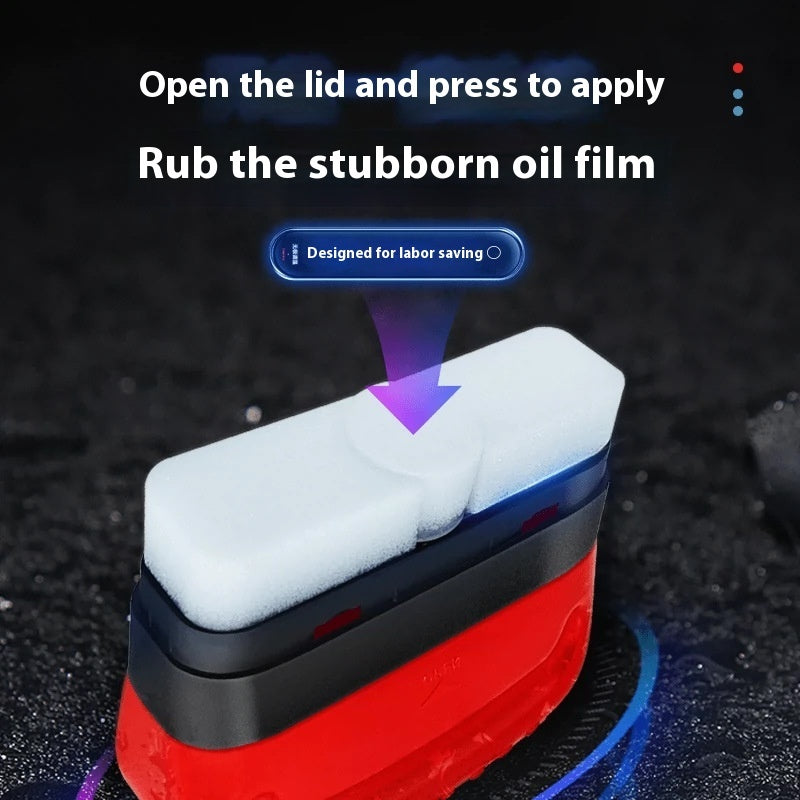 Windshield Glass Sponge/Cleaner Universal Removes Dirt and Road Film