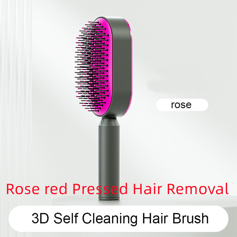 Self Cleaning Hair Brush and Massage Comb