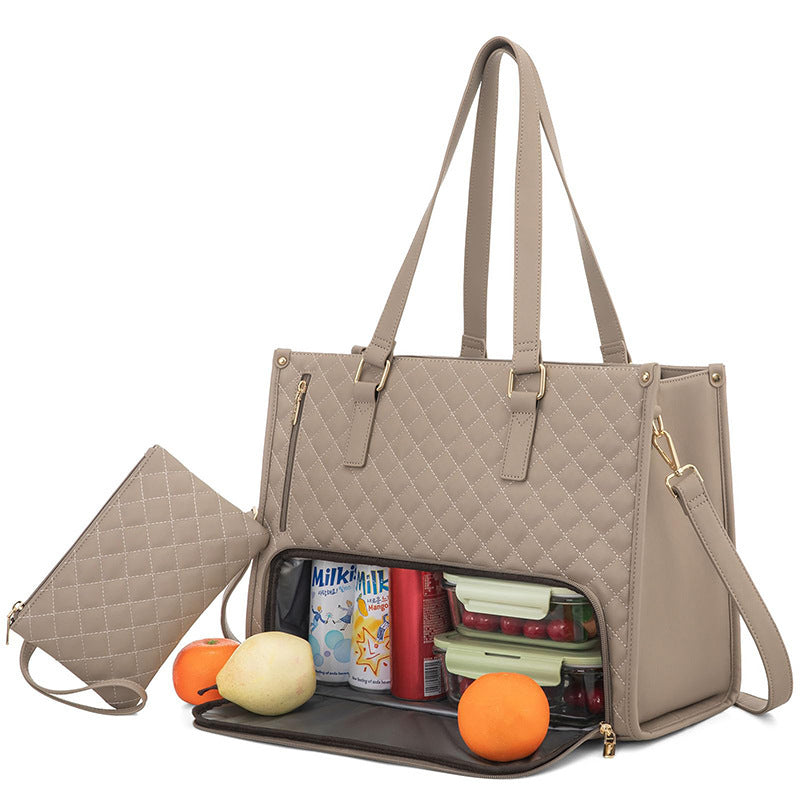 Women's Thermal Insulated Cross-body Lunch Box or Laptop Bag