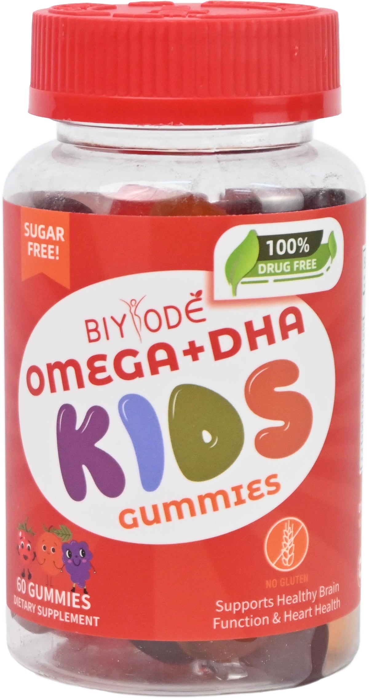 Kids Supplements with Omega 3, Vitamins C & D Essential for Health and Growth